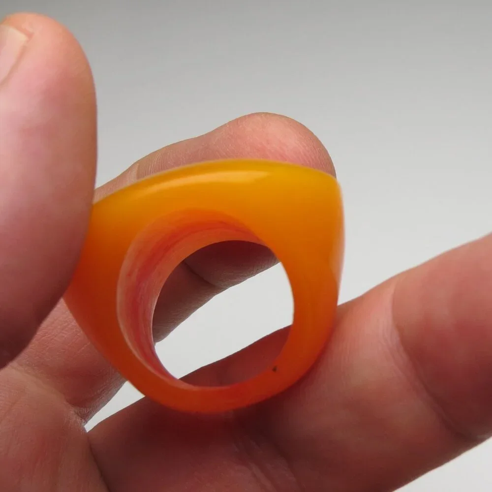 Amber Resin Ring